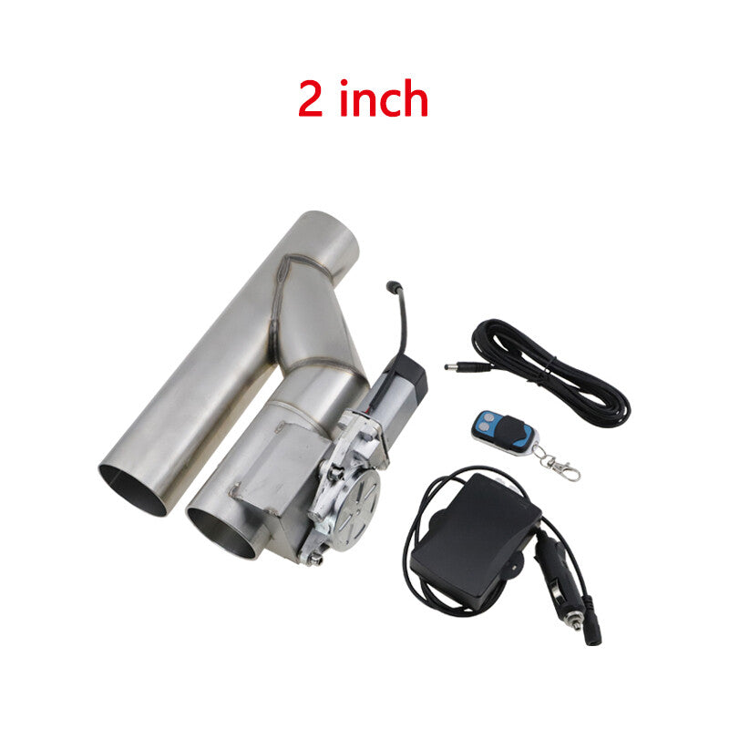 3'' Electric Exhaust shut off Remote Control Dump Valve Kit with Remote Switch Q