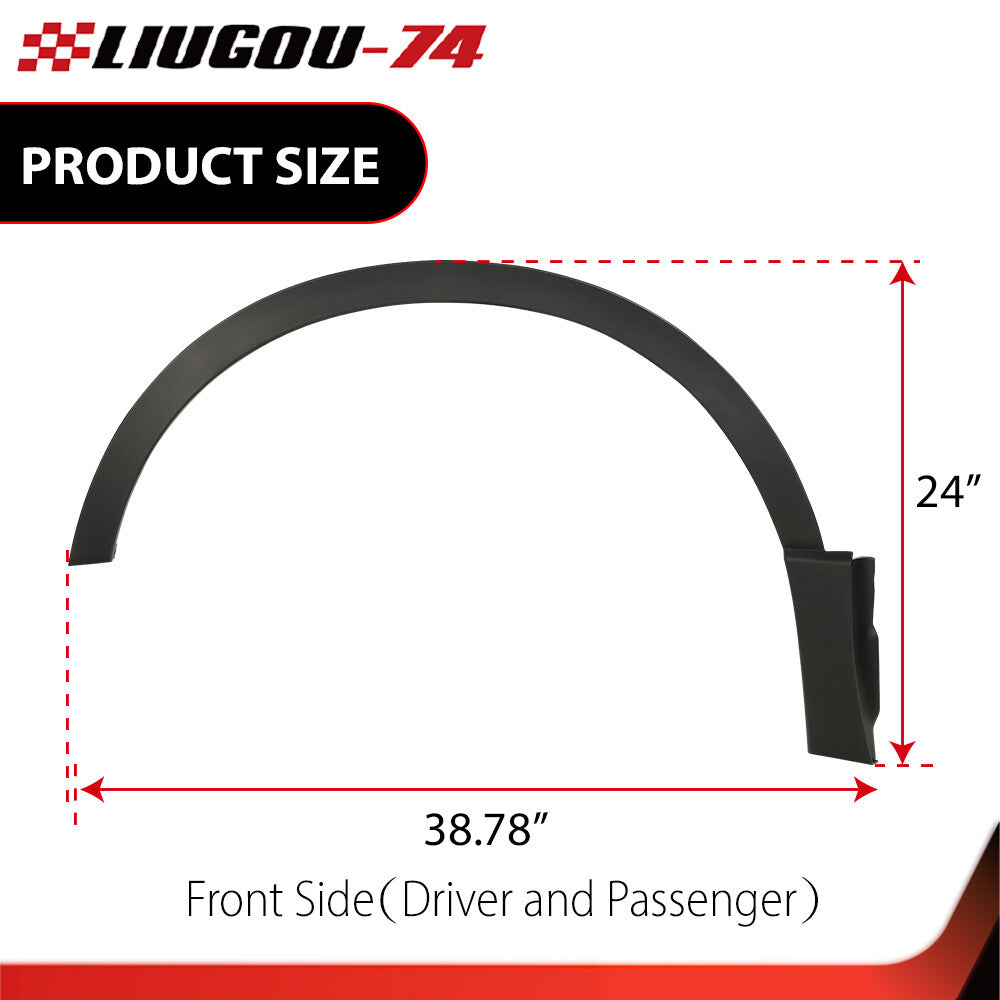 Fits for Honda 2017 - 2022 CR-V Fender Garnish Kit Front Driver and Passenger Side - v