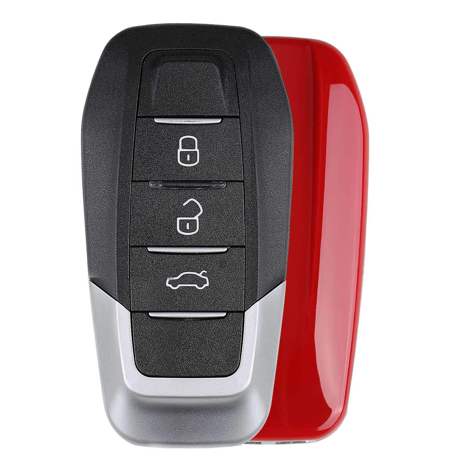 5Pcs XKFEF1EN Wire Remote Key For FA.LL for Ferrari 3 Buttons Bright Red Fold