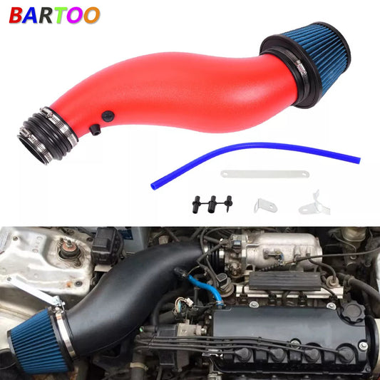 for Civic 92-00 1.6L EG EK Plastic BK Air Intake Pipe Induction Filter Kit Q