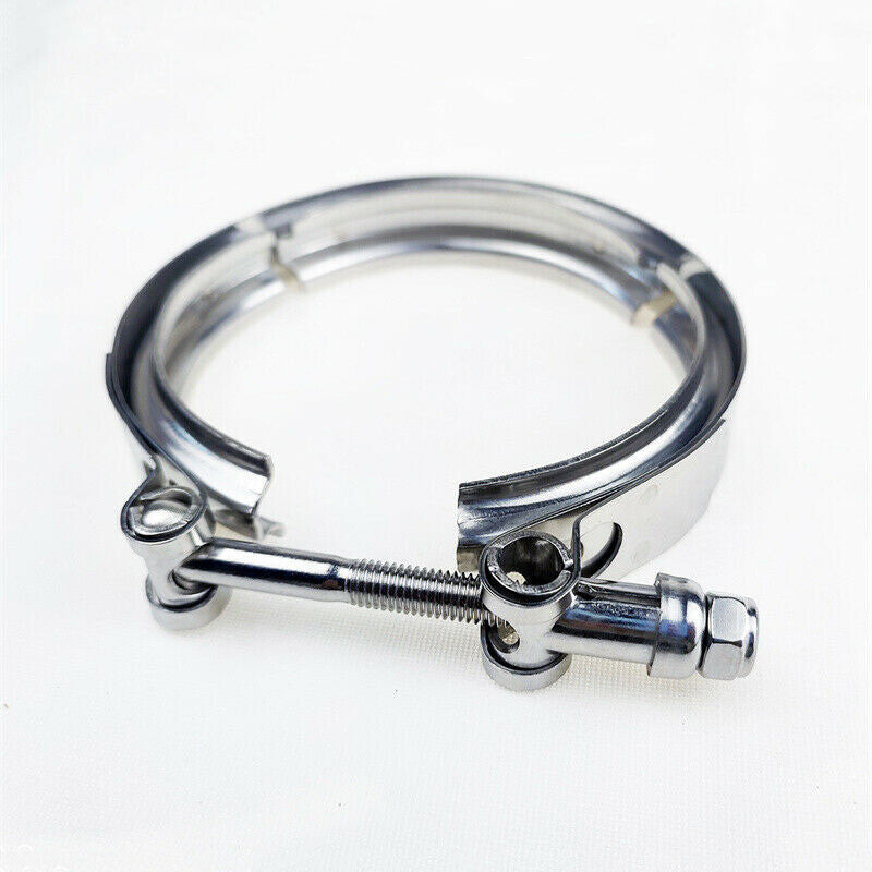 Turbo Exhaust Down Pipe Stainless V-Band V band Vband Quick Release Clamp 2.5''