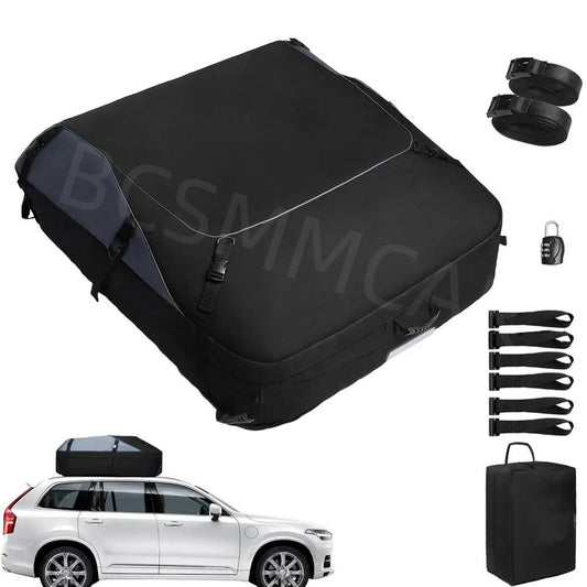 Car Roof Luggage Bag 15 Cubic Storage Bag Waterproof Foldable For Travel Camping Q