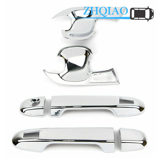 4pcs Chrome Car Door Handle Cover Trim Fits for Toyota CHR C-HR 2016-2020