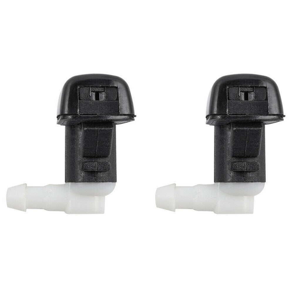2pcs 68081370AB Car Auto LeftRight Windshield Washer Wiper Black Nozzle
