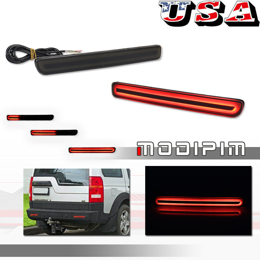 LED rear bumper reflector reverse lights for Rover Discovery LR3 LR4 Range Sport