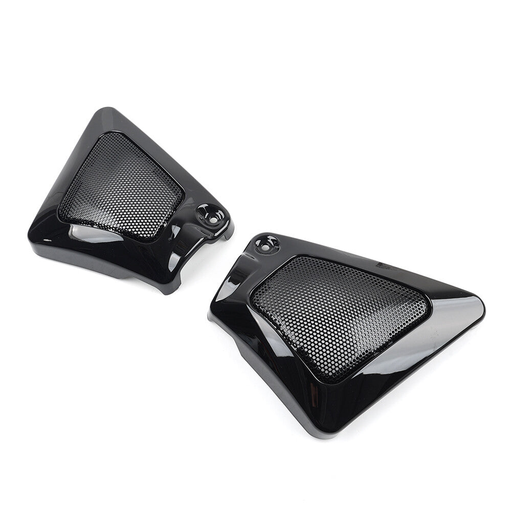 Pair Motorcycle Airbox Frame Neck Side Intake Cover for Harley V-Rod VRSCX VRSCA