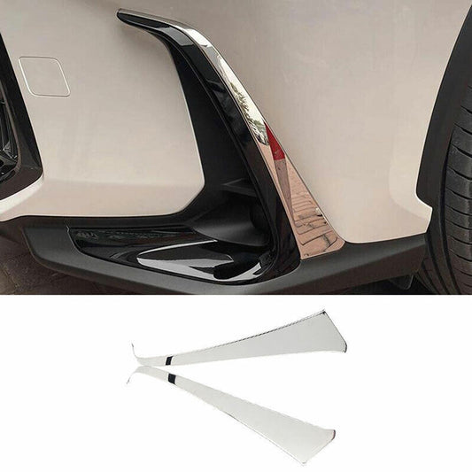 for Lexus NX250/350/h/450h 2022-23 Chrome Front Fog Light Lamp Cover Trim Strips