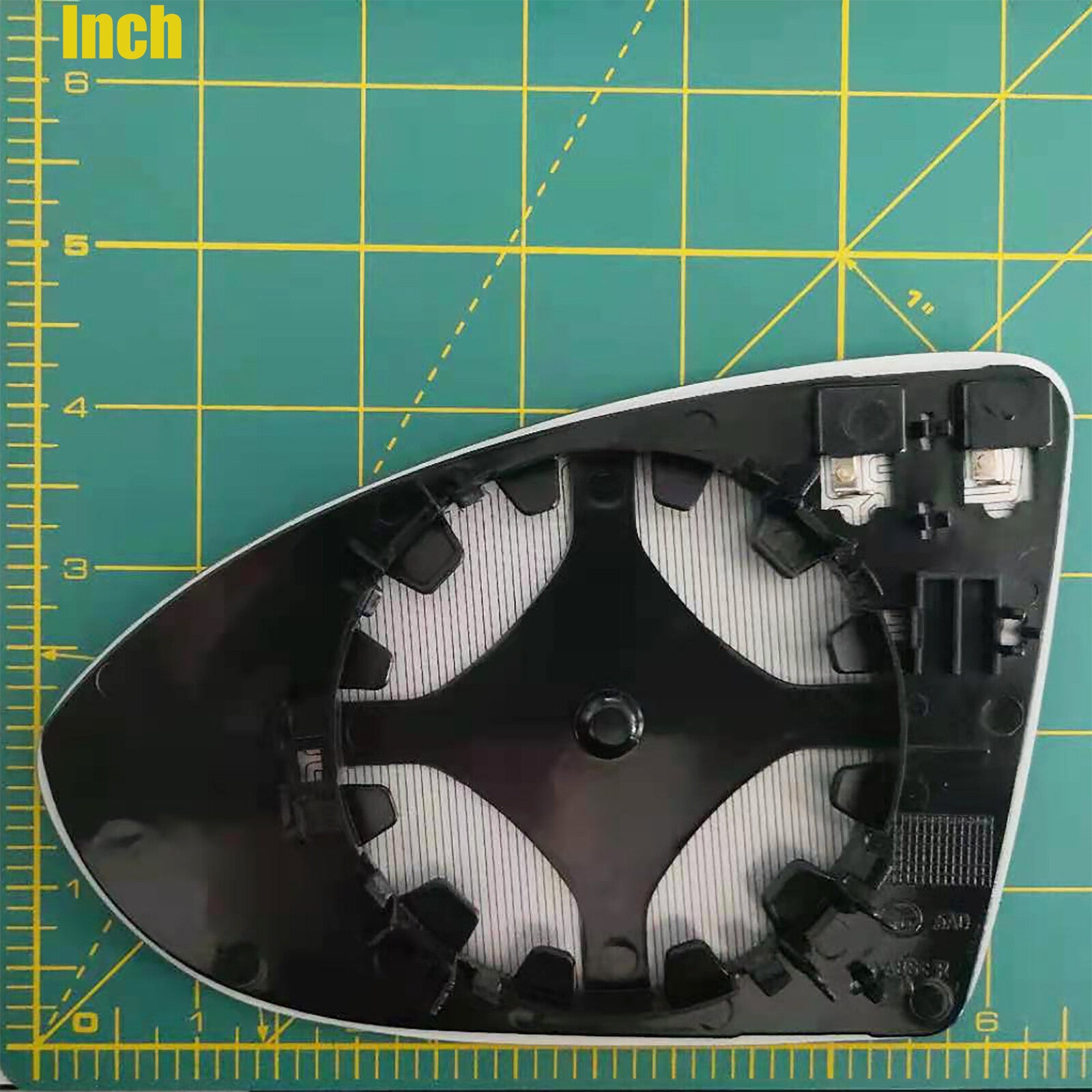 for Vw for Golf Mk7 Mk7.5 03 - 08 Gti Tsi Right Heated Mirror Glass With Base Plate Q