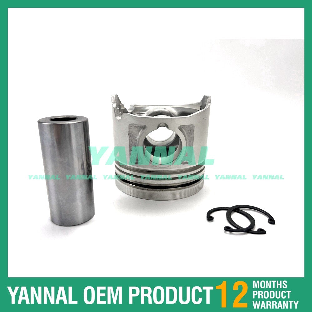 4-Piece Piston Kit STD for Isuzu 4JG2 Engine Heli CPCD 35 H Diesel Forklift