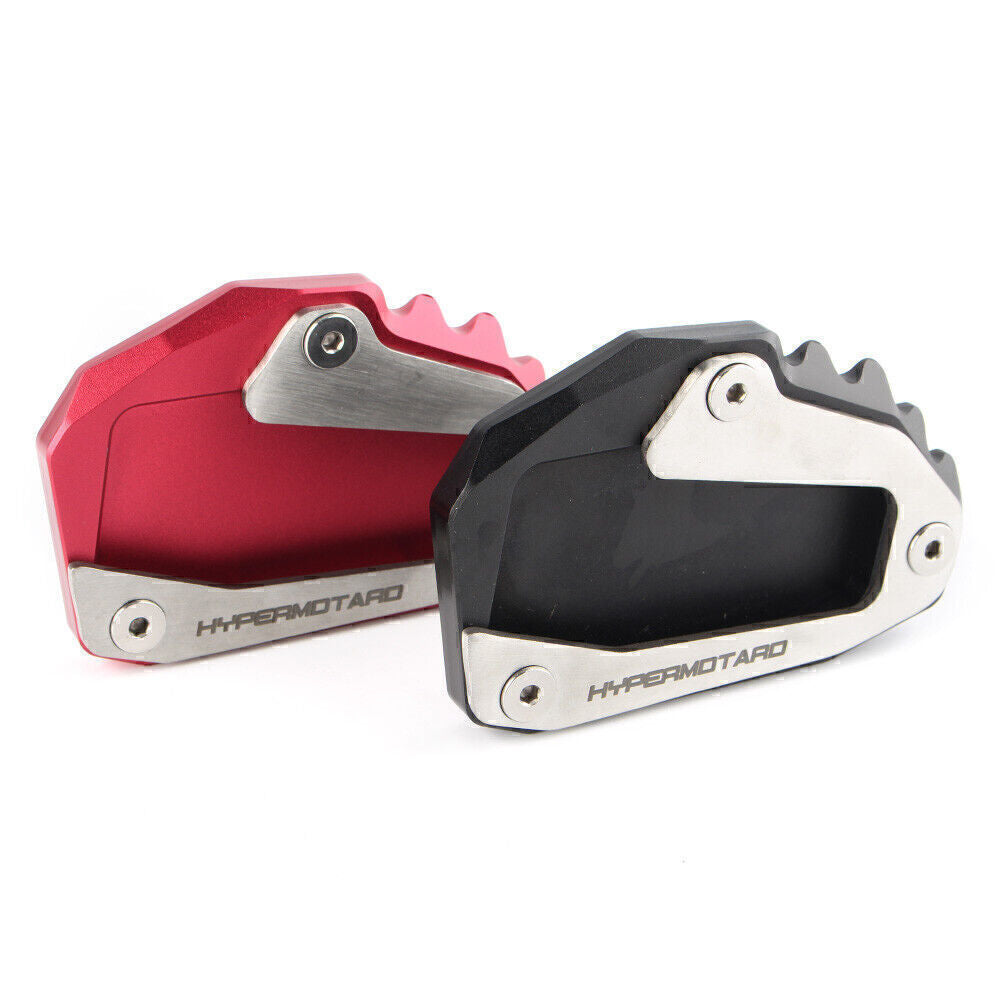 for DUCATI Hypermotard 821 2013-2017 1pc Side Kick Stand Extension Plate Pad Q