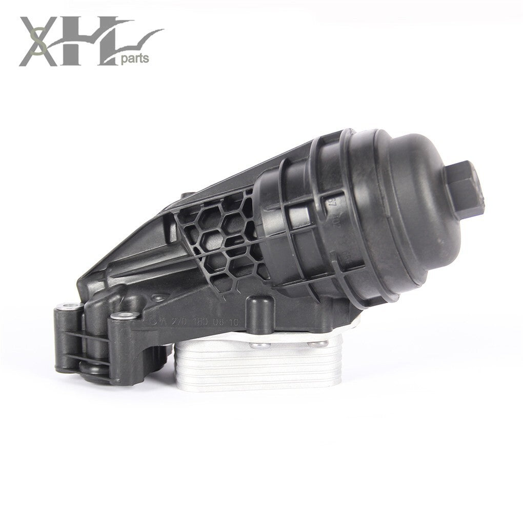 The 1.6T engine oil cooler and oil filter housing is suitable for Mercedes-Benz B180 Q