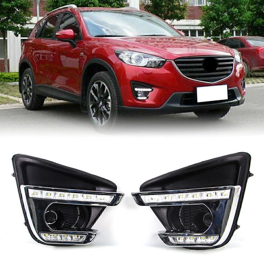 2x LED Daytime Running Lights DRL for Mazda CX-5 2013-2016 2015 2014