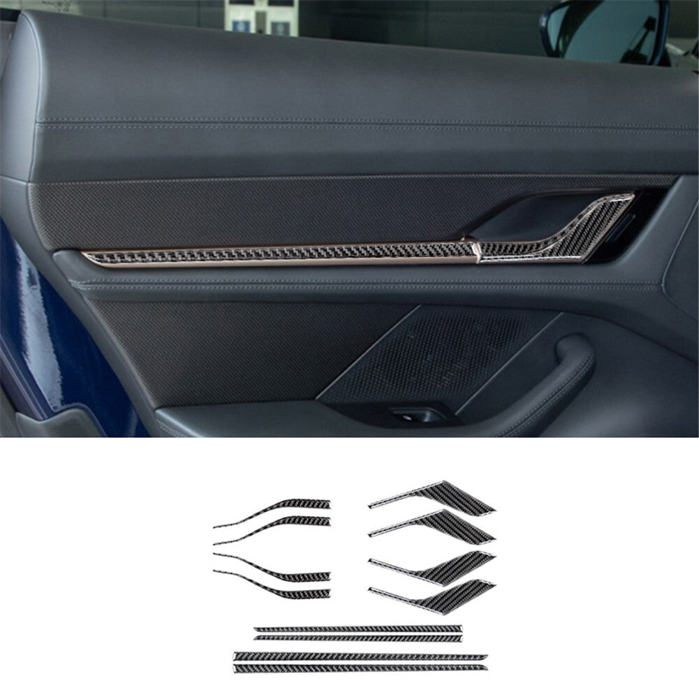 Carbon Fiber Interior Steering Wheel Accent Cover Trim for Acura TSX 2009-2014 v