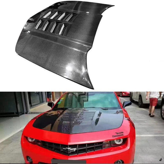 for Chevrolet Camaro 2010-2015 Heat Extractor Style Carbon Fiber Cover