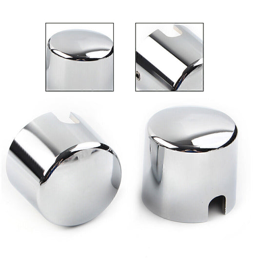 Aluminum Axle Cap Nut Cover for Harley Softail Deuce FXSTD Springer