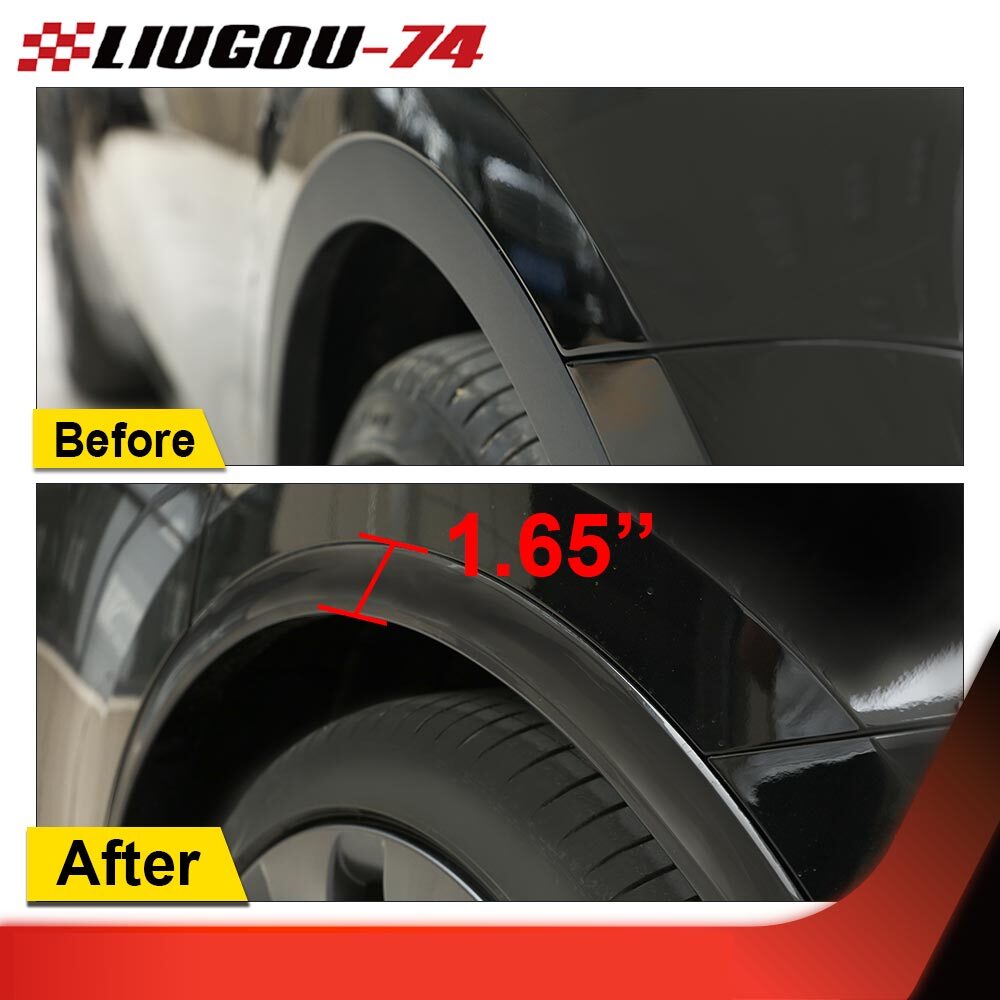 Wide fender flare, flared wheel arch trim suitable for 2021-2024 for Tesla for Model Y Q