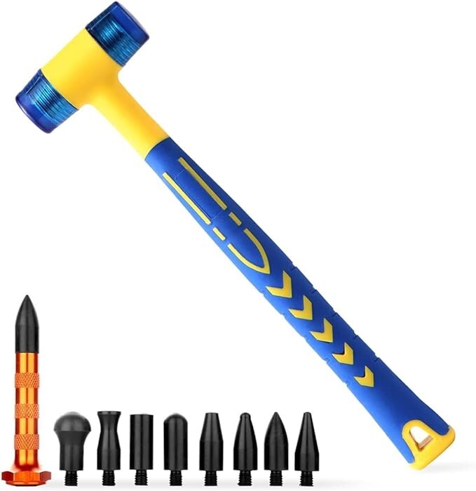 Car Paintless Dent Repair Tools Rubber Hammer Double-Faced Rubber v