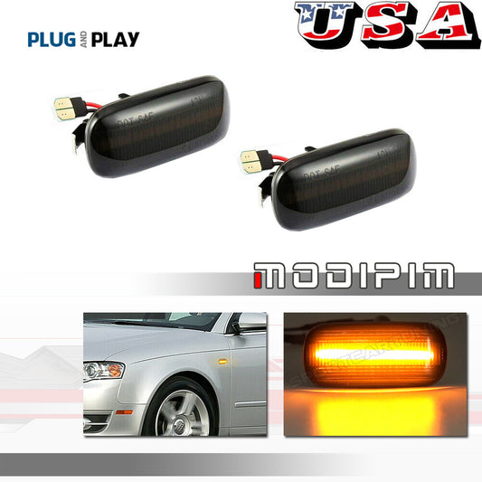 PLUG&PLAY smoke LED side marker signal light suitable for Audi A4 S4 B6 B7 A6 for A8 C5 TT- v