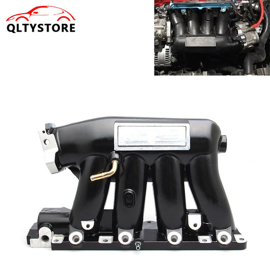 70MM Intake Manifold 307-05-0315 for Honda for Acura K-Series Engines Aluminum Black Q