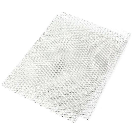 Racing Car Front Bumper Rhombic Grille Mesh 40X13 Aluminum Grill Mesh Silver
