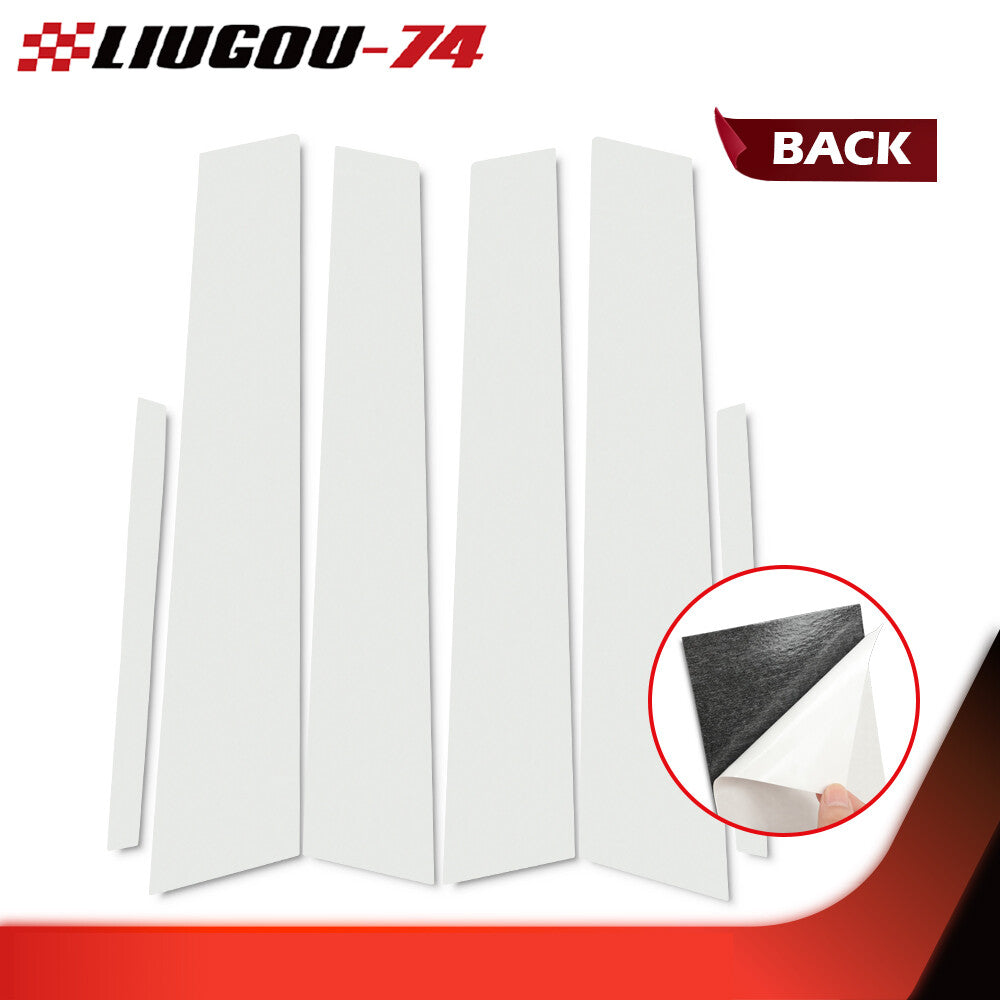 Suitable for 06-11 for Honda for Civic sedan window pillar molded cover door trim 6 pieces