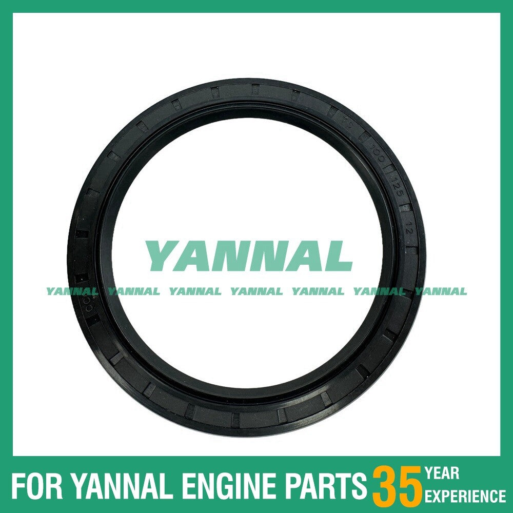 Crankshaft rear oil seal compatible with Yuchai YC4D130-