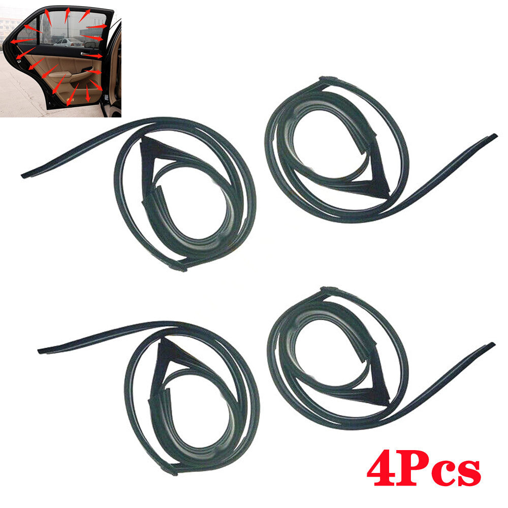 For 1994-1997 for Honda for Accord Sedan 4 Doors Glass Run Channel Weather Window Seals