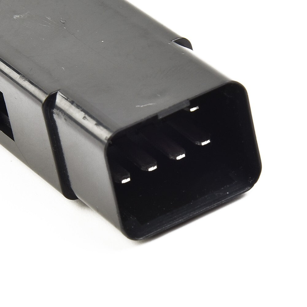 1-piece set of 12V push-button switches for car air conditioning systems, black push-button replacement parts.