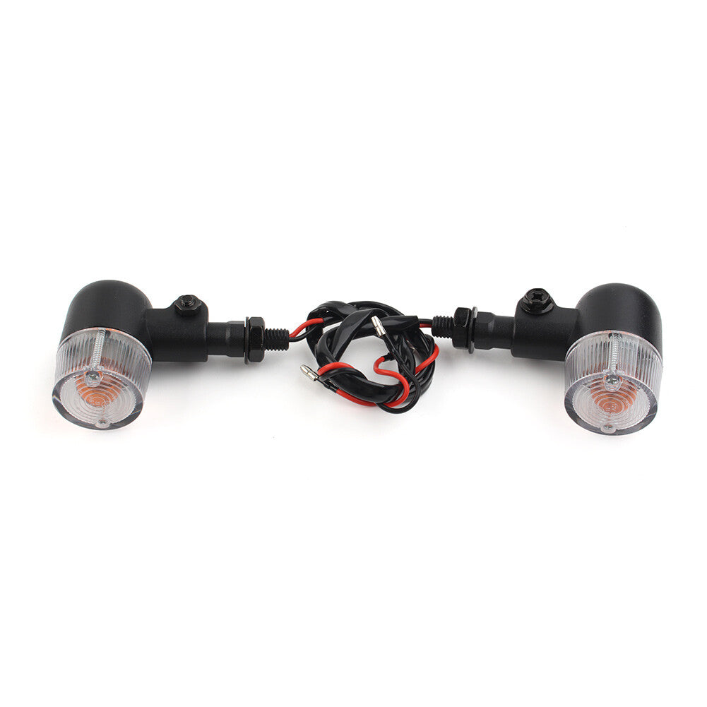for Harley Bobber Motorcycle 12V LED Clear Lense Turn Signal Brake Light 10mm Q