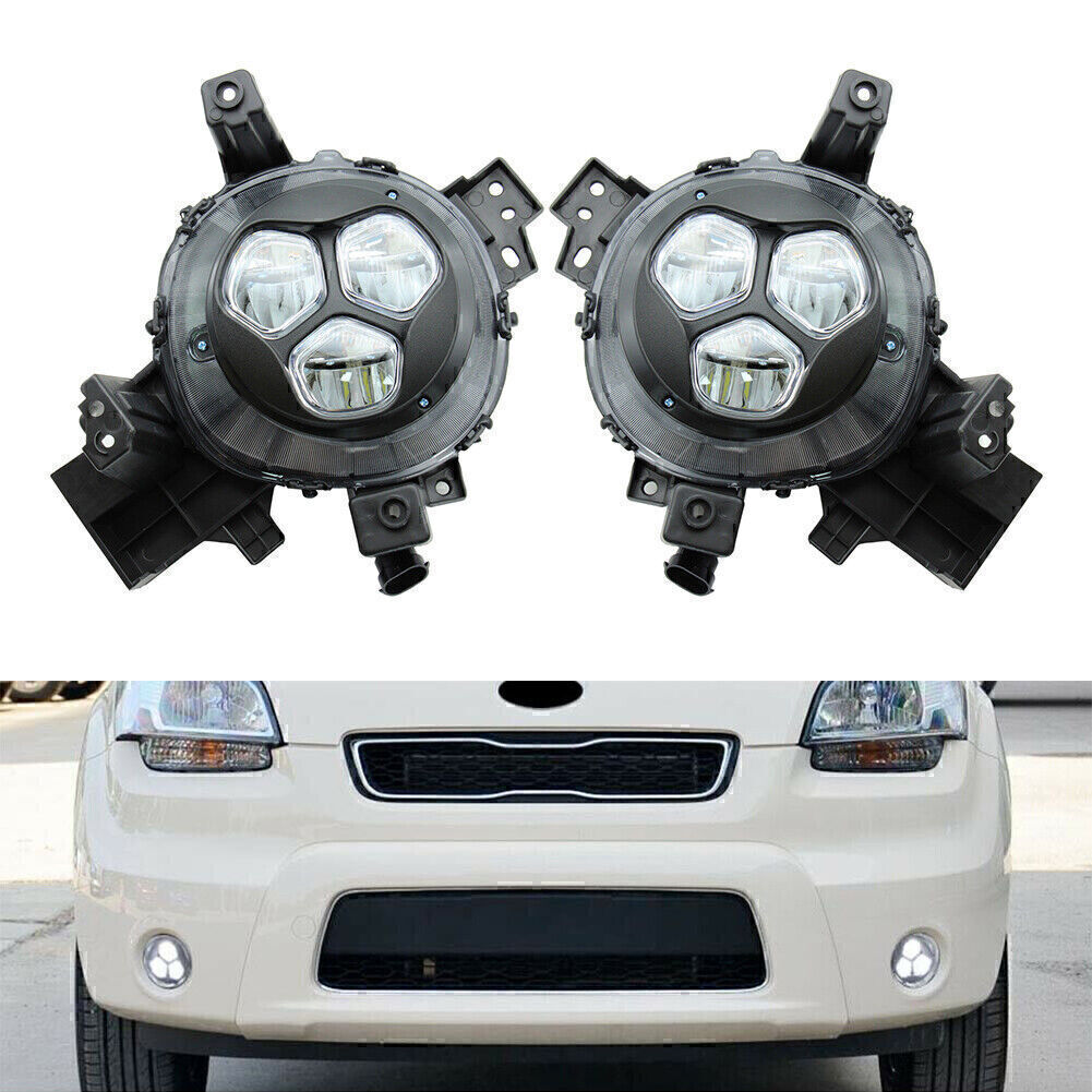 2pcs LED Daytime Running White Lights DRL for Kia Soul 2017 2018 2019