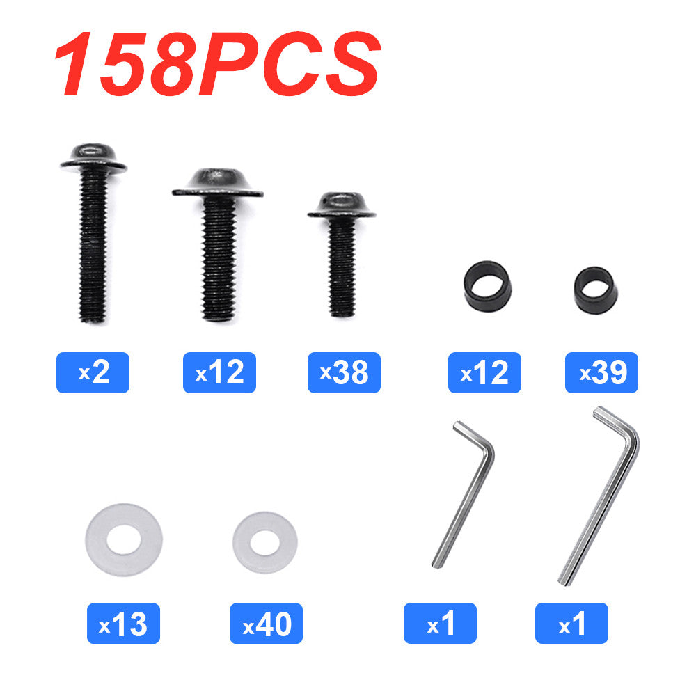 158PCS Complete Motorcycle Fairing Bolts Kit Windshield Clips for Yamaha YZF R6