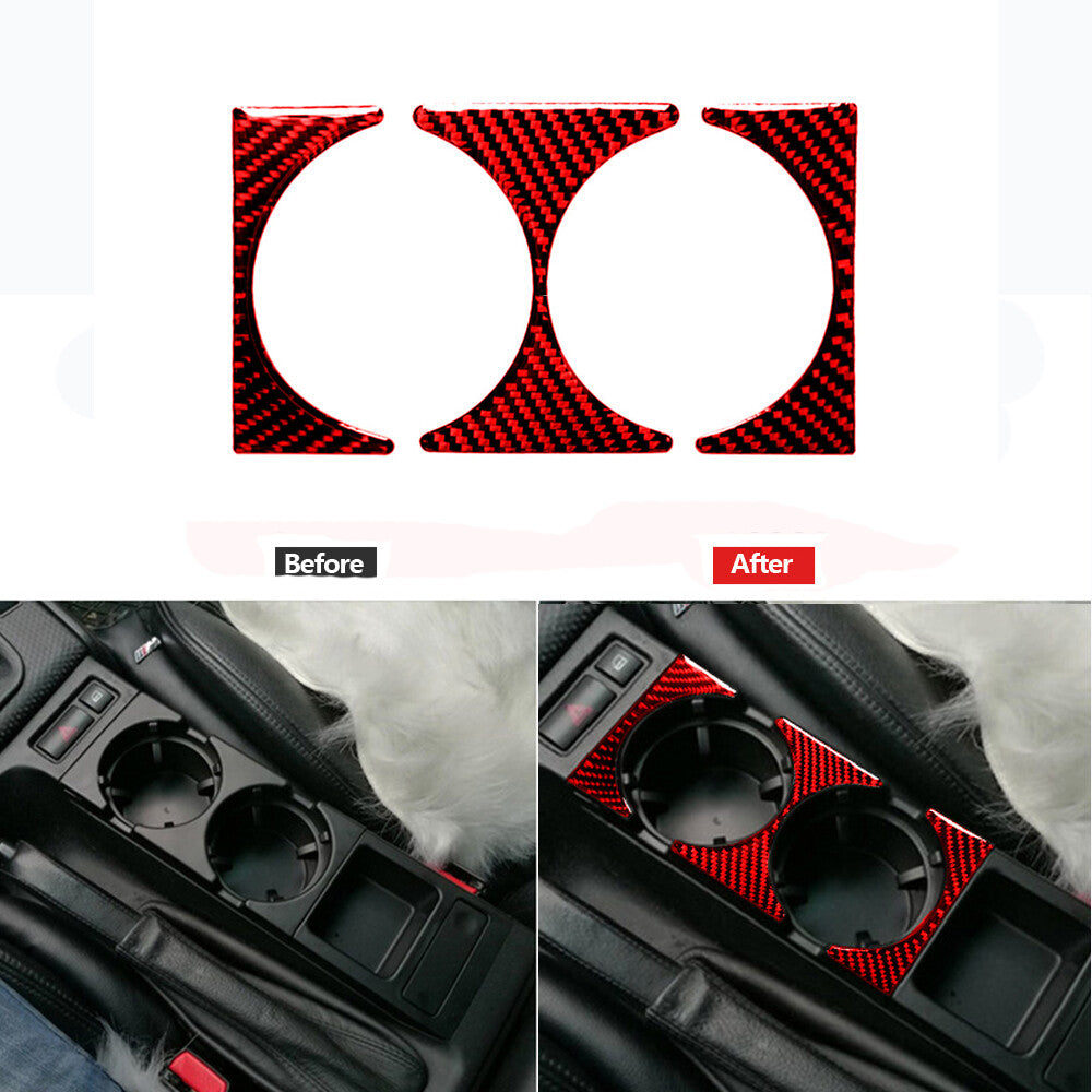 Carbon Fiber Overhead light Control Frame Trim for Subaru Forester 2005-2008 v