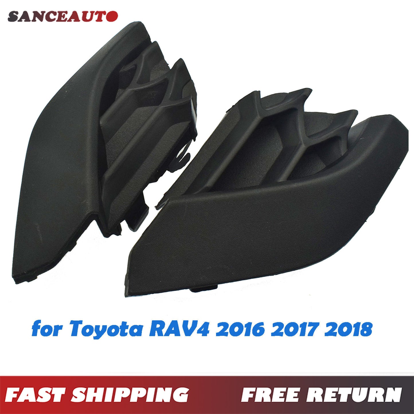 Front LH right-hand grip Tow blew visor fog light lower bumper grille suitable for 2016-2018 RAV4 n