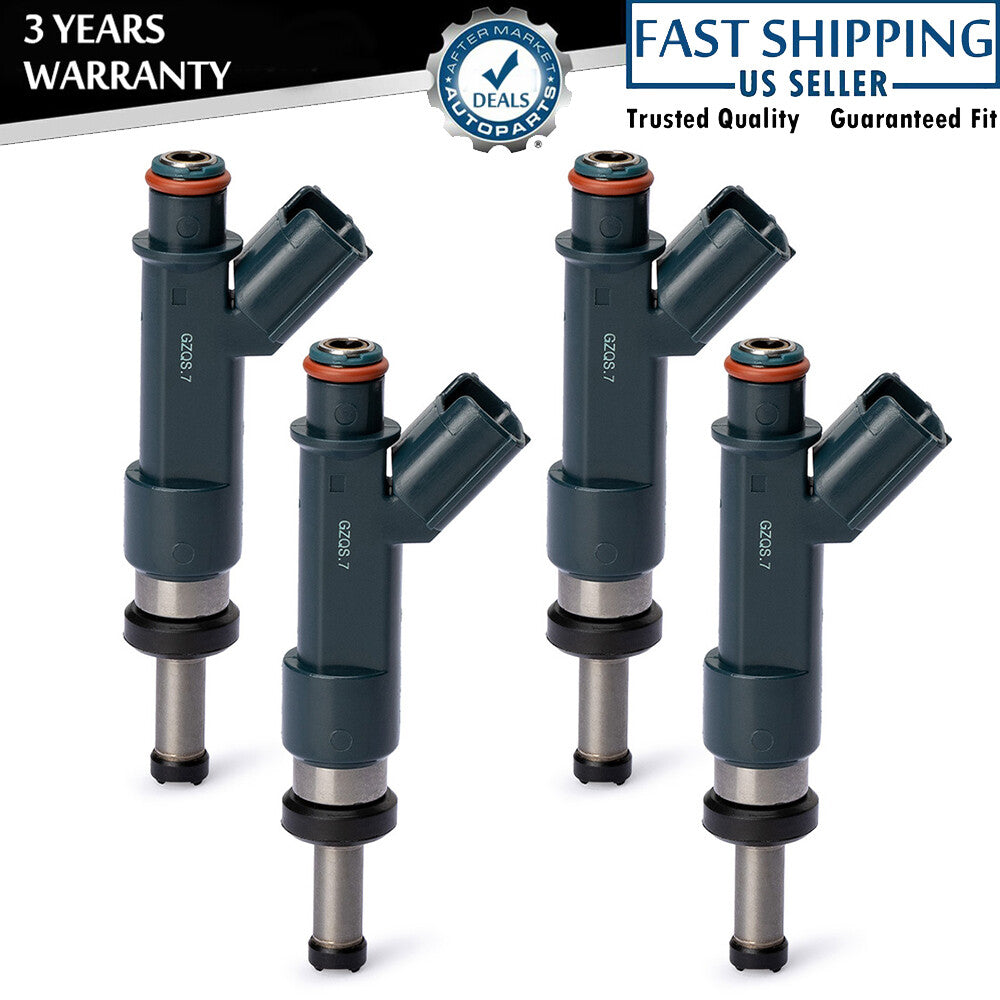 4x Fuel Injectors For 2010-2015 for Lexus CT200h for Toyota Prius 1.8L 23250-37020