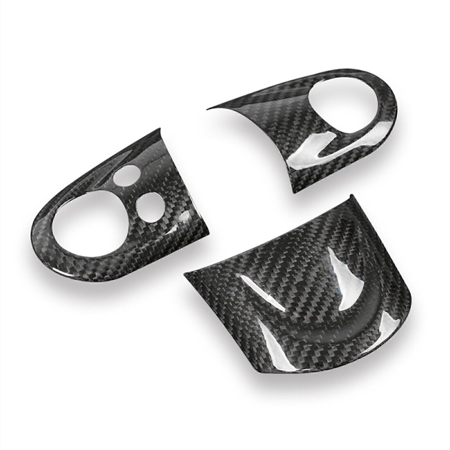 for Mini Cooper R55 R56 R57 R58 R59 Carbon Fiber Steering Wheel Cover Frame Trim n