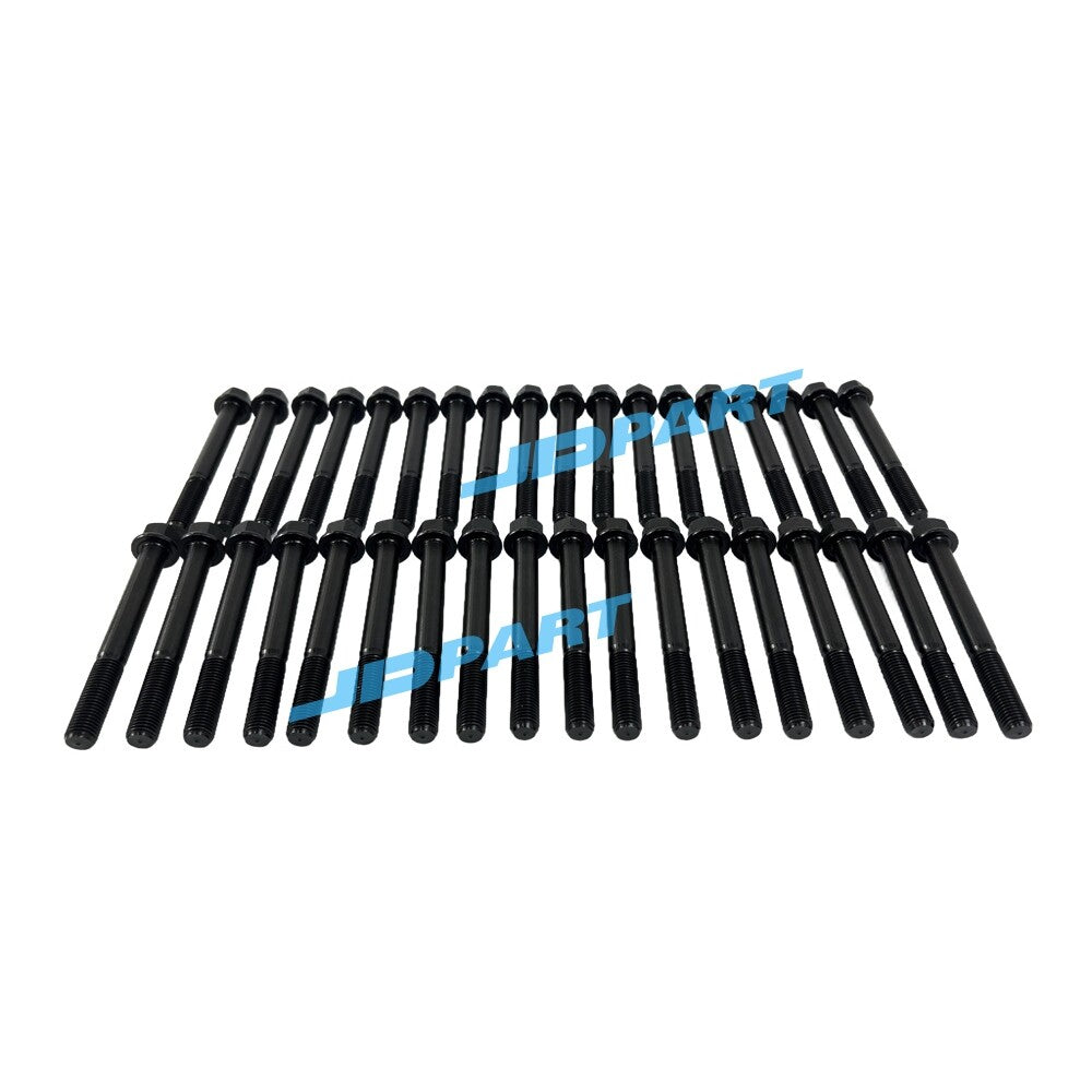 36-piece R944B cylinder head bolts for Liebherr diesel engine parts.