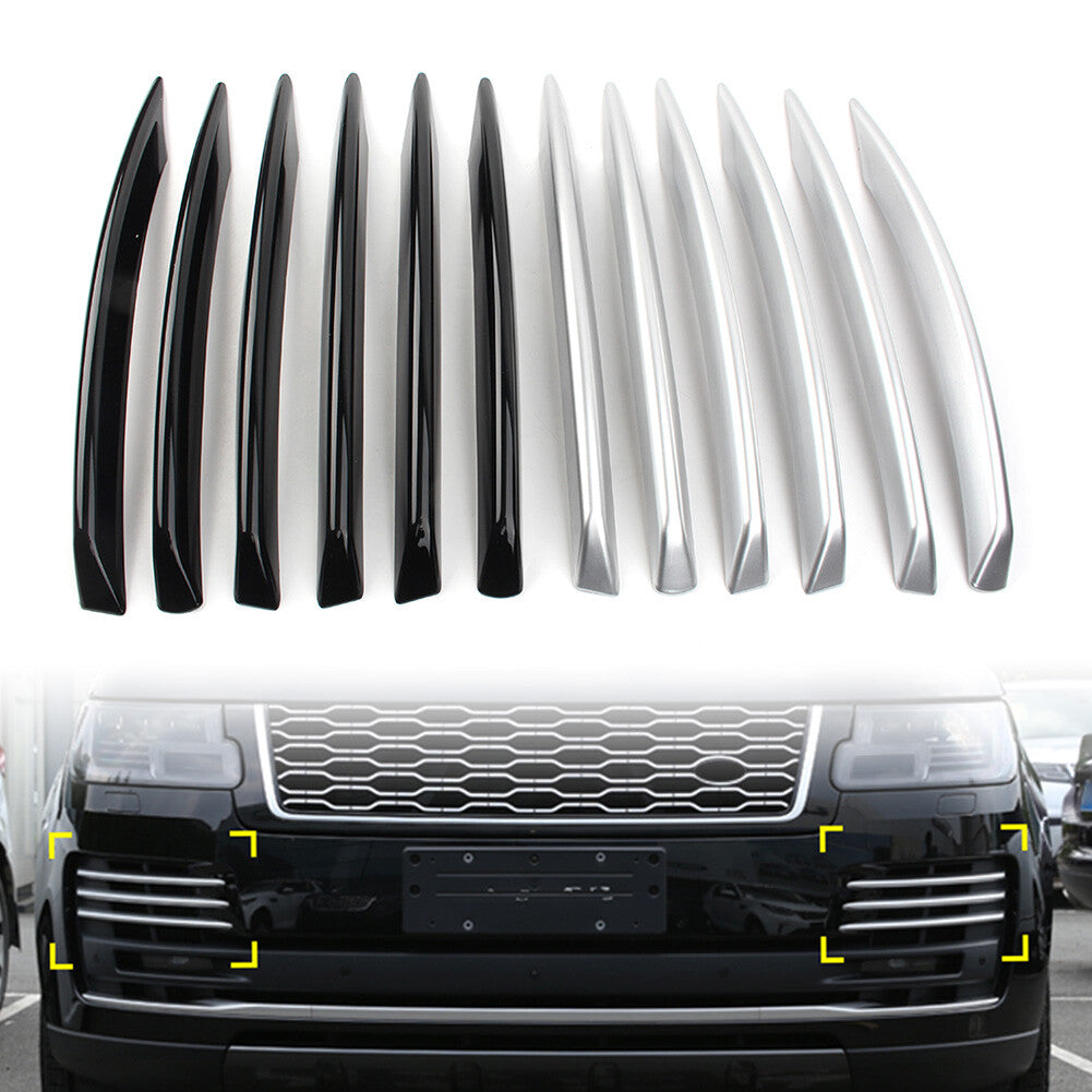 Front Bumper Fog Light Lamp Cover Trim Fit for Land Rover Ranger for Rover Vogue Black