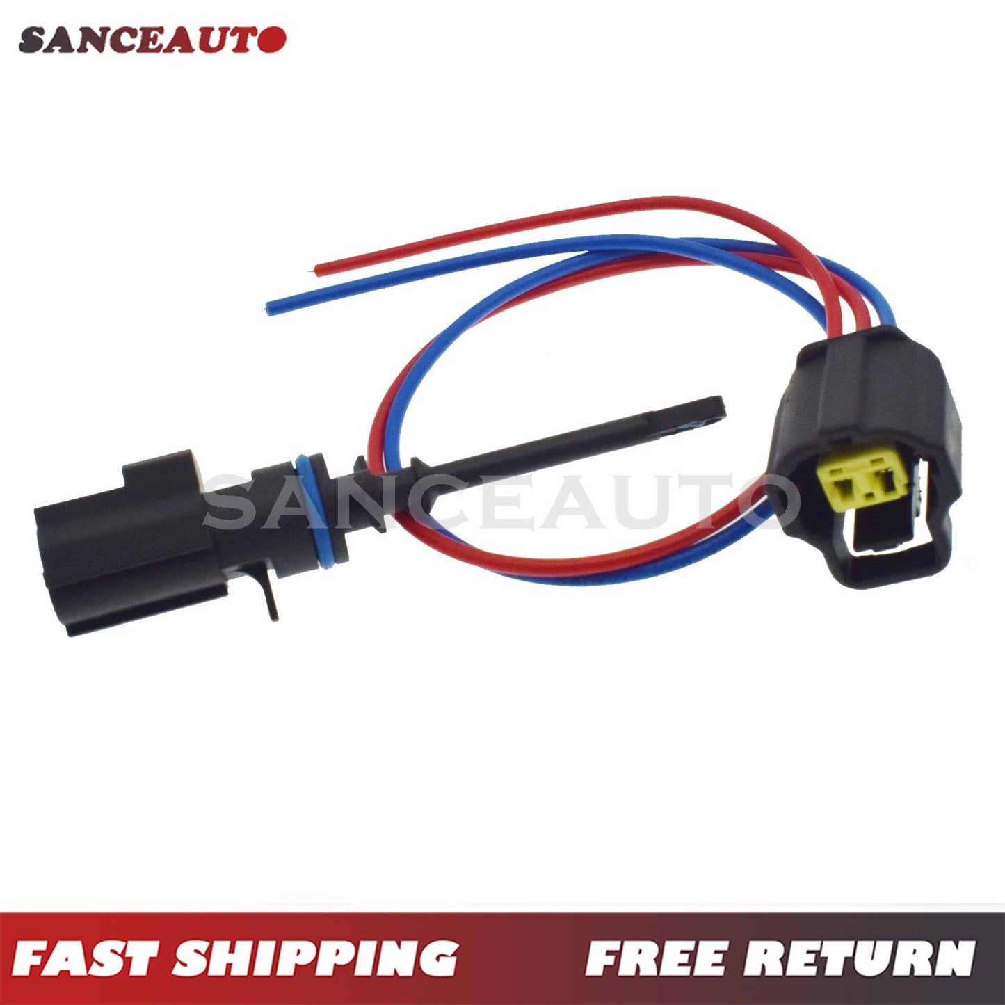 Intake air temperature sensor with connector for Chrysler for Dodge for Ram for Jeep 5149279AC- n
