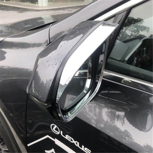 Chrome Rearview Mirror Rain Eyebrow Frame Trim for Lexus NX 250 350 450h 2022-23