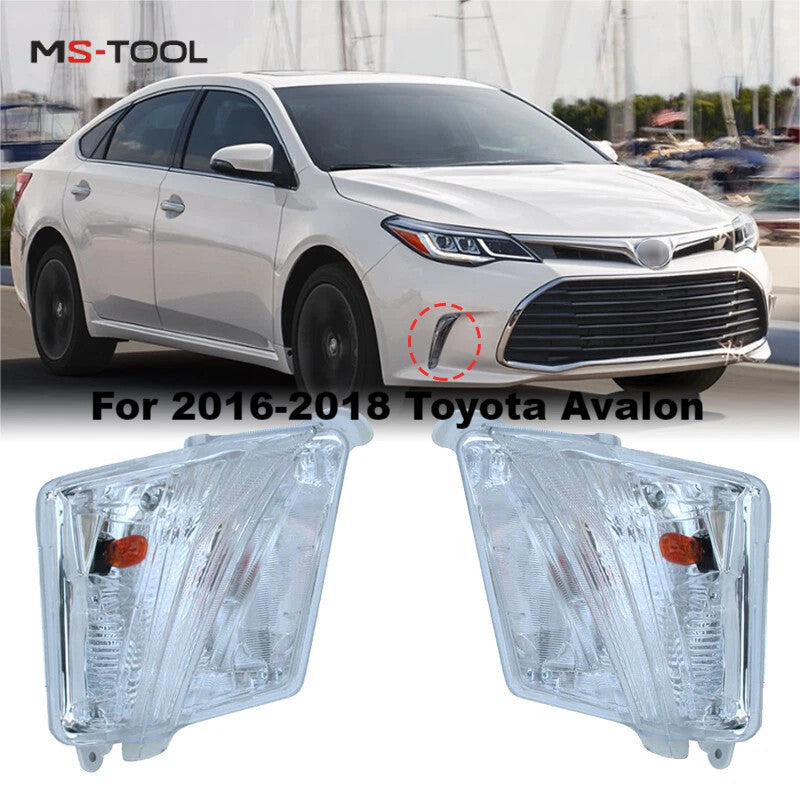 Pair Front Bumper Fog lights Turn Signal Lights for Toyota for Avalon 2016