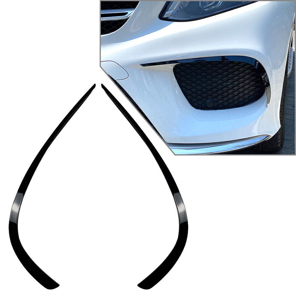 2x Front Bumper Spoiler Lip Chin Splitter Fit for Mercedes-Benz GLE-Class W166 C292