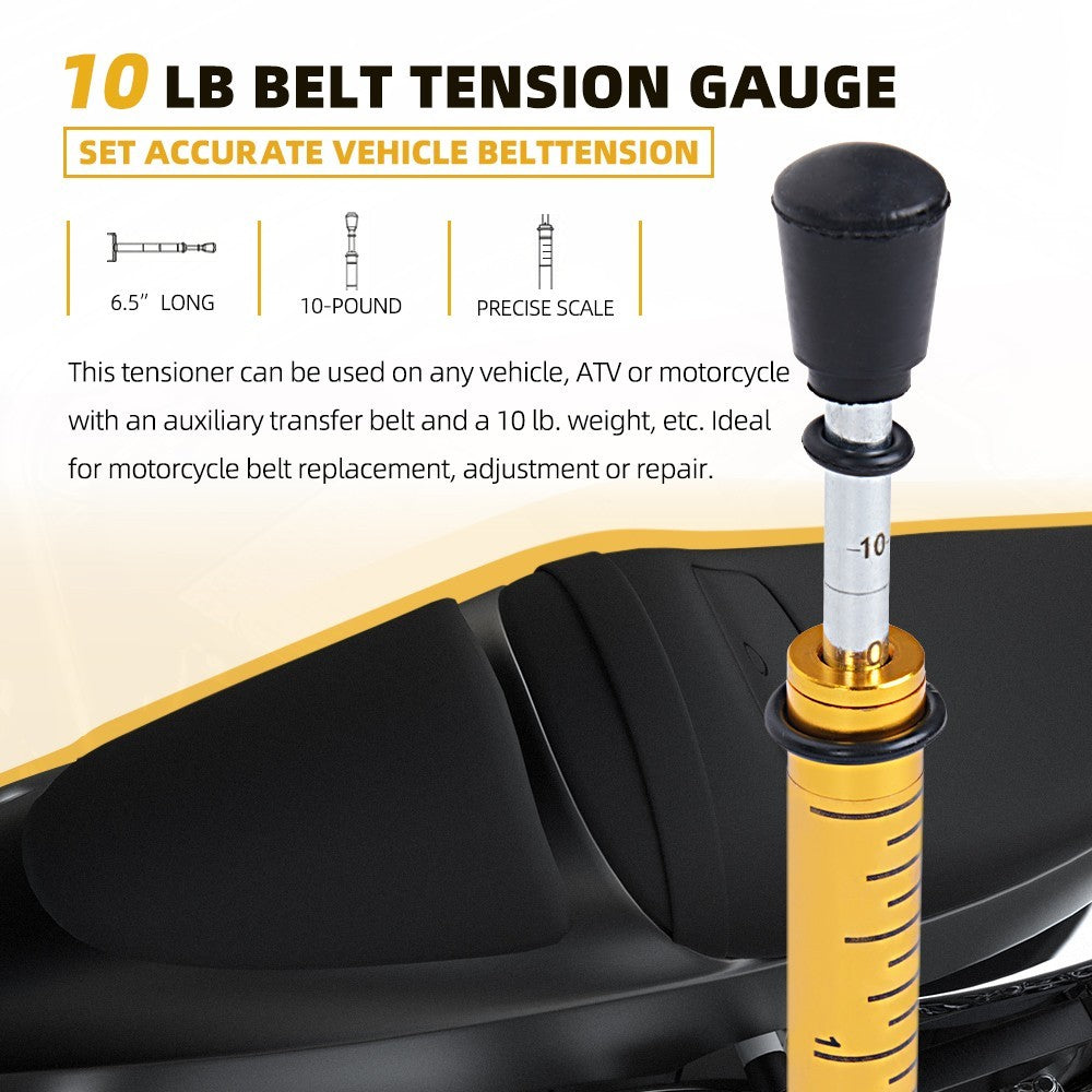 Belt Tension Gauge 10 Lbs Specification Belt Tensioner Tool For Motorcycle Q
