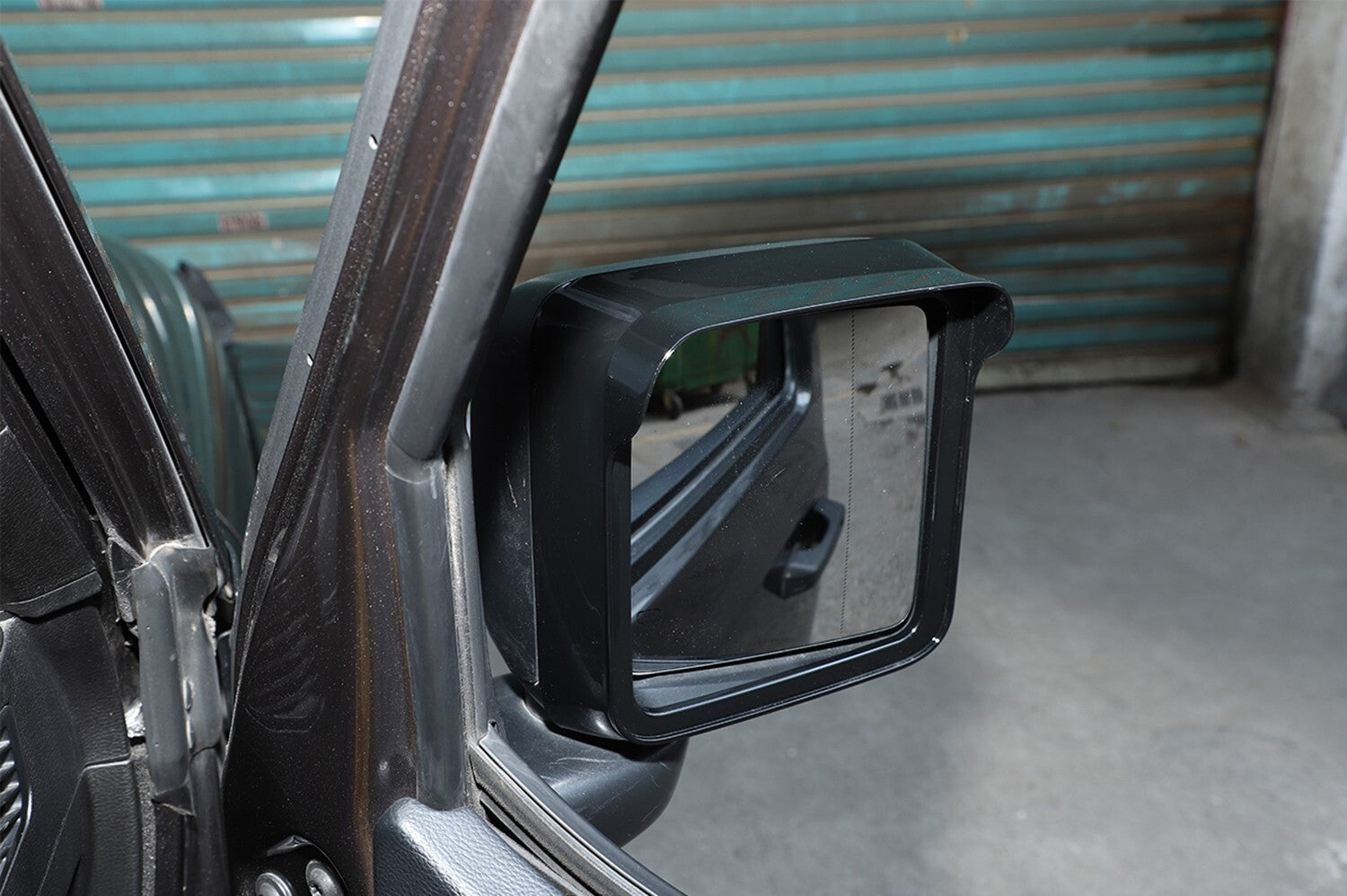 Side Rearview Mirror Rain Eyebrow Cover Trim for Jeep for Wrangler JL JT 18+ Black