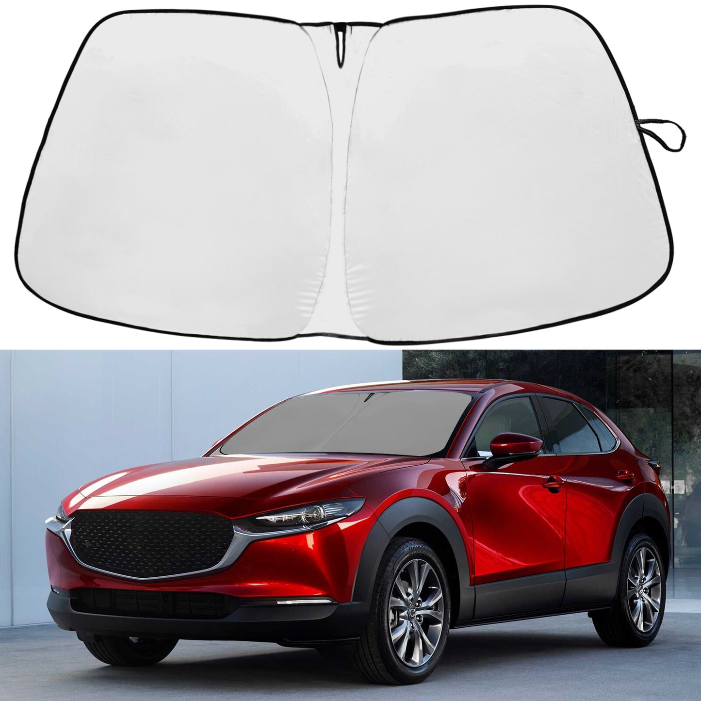 Custom-made foldable windshield sunshade for 2017-2024 for Mazda CX-5 - n
