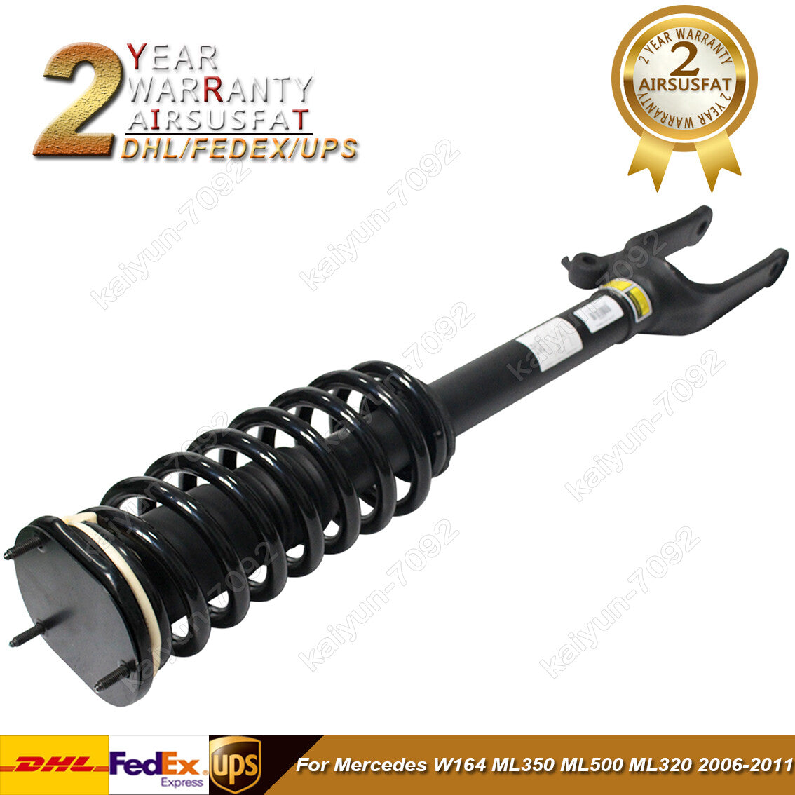 1x for Mercedes ML W164 ML500 ML350 Front Shock Strut Coil Spring 1643200130