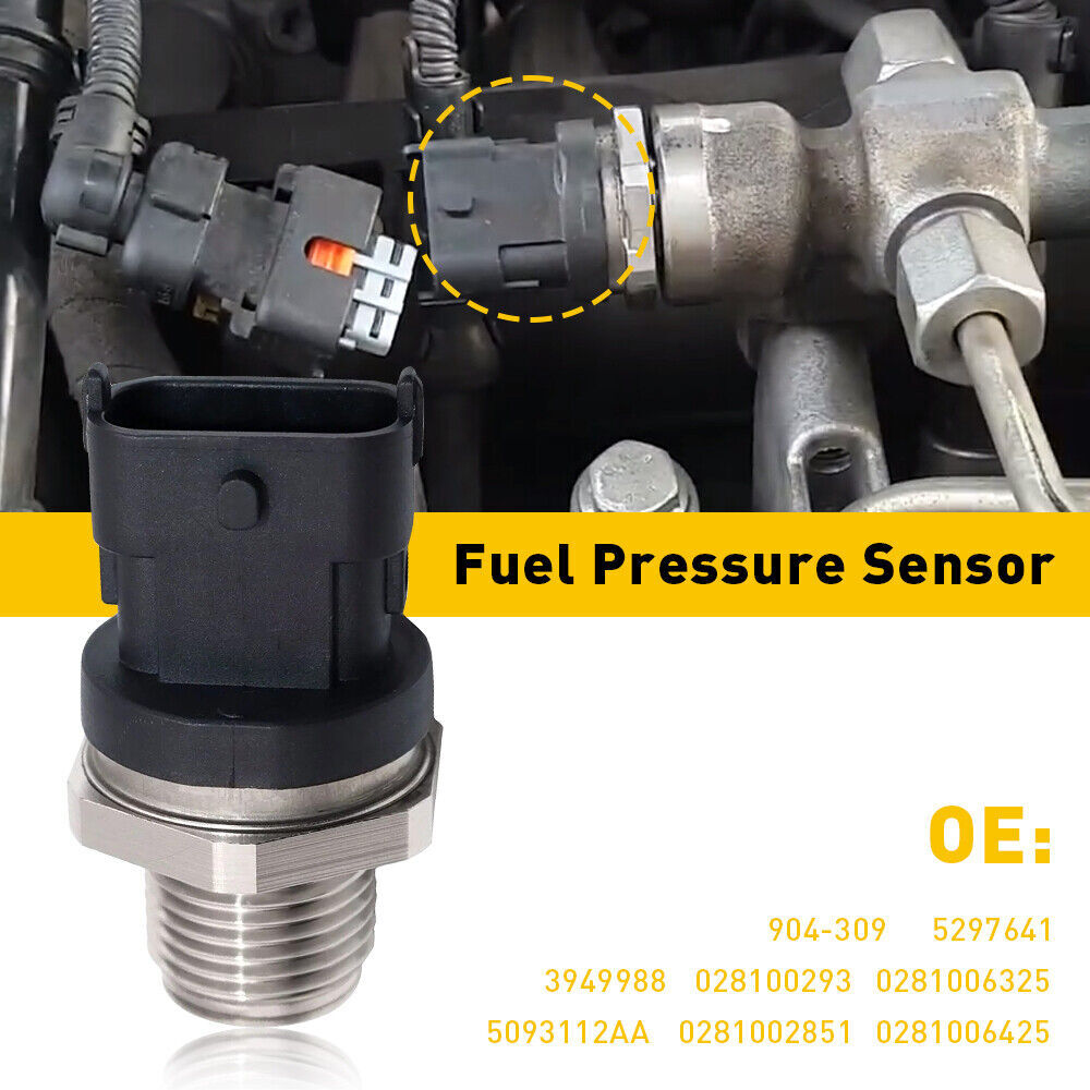 Diesel fuel rail pressure sensor for Dodge for Ram 2007-2012 6.7L 0281006327- n