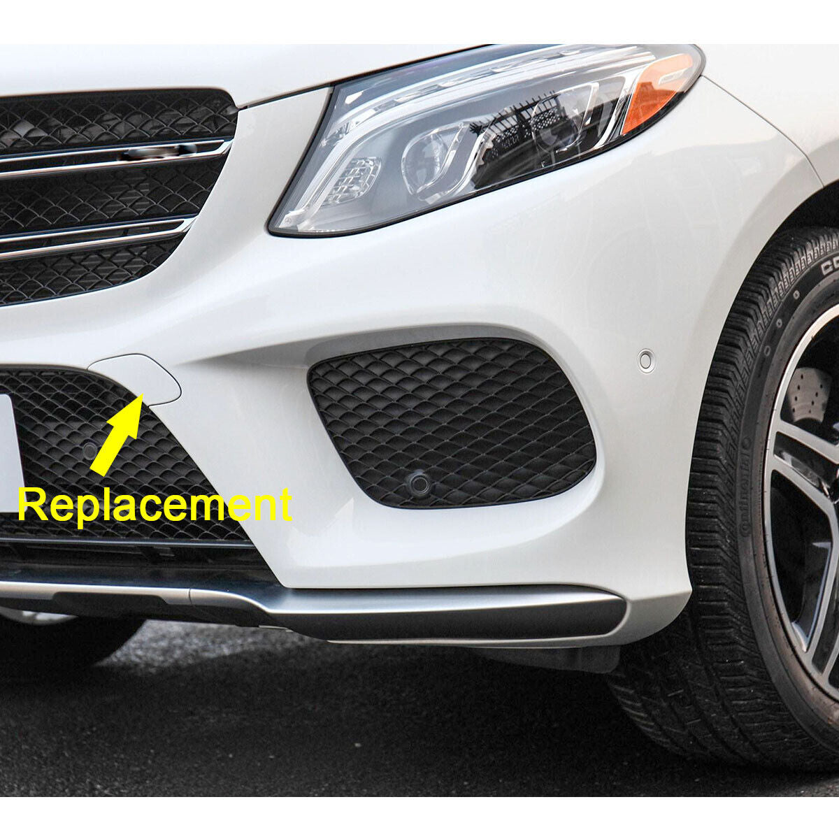 The left front bumper eye shield is suitable for 2016-19 W292, GLE350, and GLS550. n