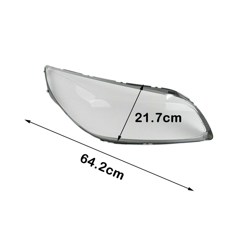 2-Piece Headlight Lens Cover for 2013-2015 for Chevrolet Malibu LT LTZ Transparent