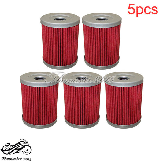 5x Oil Filter for Suzuki DR125 DR200 SP125 Quadracer 230 Arctic Cat 250 300 Q