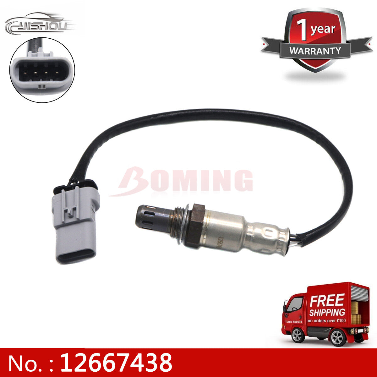 12666672 Heated O2 Oxygen Sensor 12667438 Suitable for Chevrolet Traverse Fwd 3.6L 2018-2023